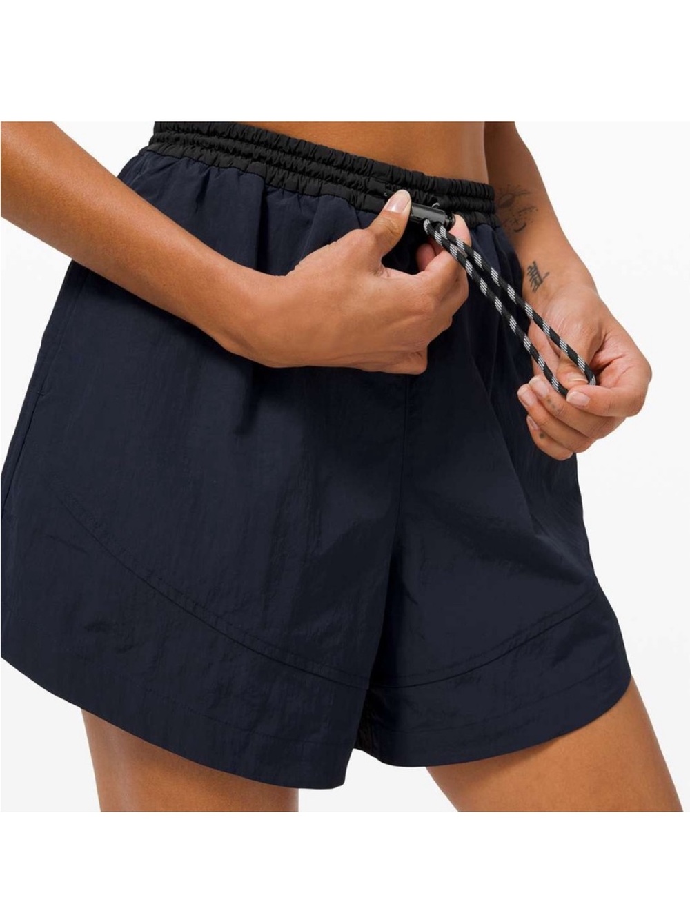 Lululemon evergreen shorts (black and navy)